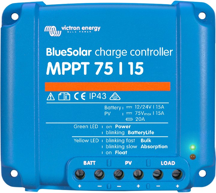 BlueSolar MPPT 75/10, 75/15 & 100/15 – Log Energy